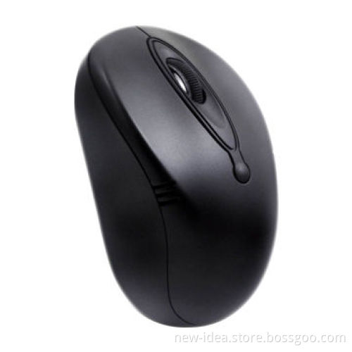3D Optical Mouse, Simple Black/Red Outline Design with 800dpi Resolution